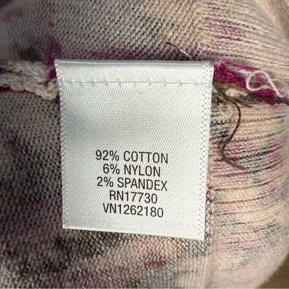 Merona Pink and Brown Cardigan Sweater, Size XS - Picture 7 of 8